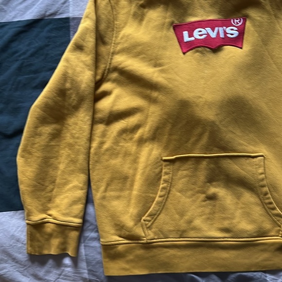 *VINTAGE* yellow Levi’s hoodie XXL - Picture 6 of 8